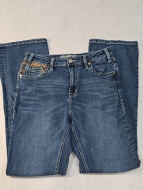 Rock‎ And Roll Jeans /Hooey Design High Rise Boot Cut Size 30